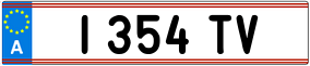 Truck License Plate